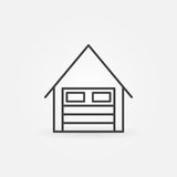 garage-linear-icon-vector-minimal-car-symbol-logo-element-thin-line-style-80933946